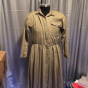 Ladies button down dress
